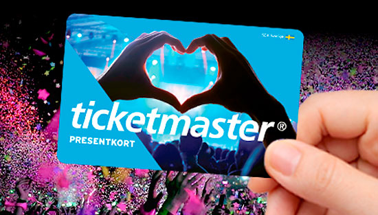 Ticketmaster presentkort