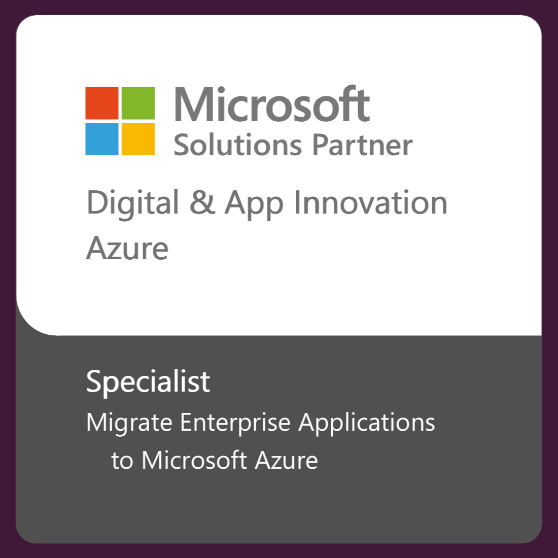 Microsoft Solutions Partner-badge – Contica specialiserade på BizTalk till Azure-migrering