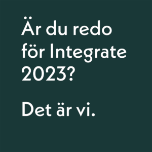 Contica Gold sponsor på Integrate 2023